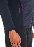 Slam Lacivert Erkek Kapüşonlu Regular Fit Polar Sweatshırt A107003S00_ACT HOOD HYBRID FLEECE