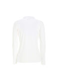 Slam Beyaz Kadın Polo Yaka Regular Fit T-Shirt A908004S00_ACT WS LS TECH PIQUE POL