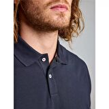 Slam Deck Polo Ss Erkek Lacivert T-Shirt