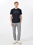 Armani Exchange Bisiklet Yaka Lacivert Erkek T-Shirt 8NZTCJ Z8H4Z 1510 T-SHIRT