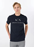 Armani Exchange Bisiklet Yaka Lacivert Erkek T-Shirt 8NZTCJ Z8H4Z 1510 T-SHIRT