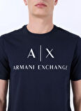 Armani Exchange Bisiklet Yaka Lacivert Erkek T-Shirt 8NZTCJ Z8H4Z 1510 T-SHIRT