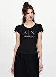 Armani Exchange T-Shirt, S, Siyah