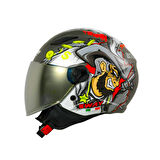 Sway Açık Kask Sw 765 Wanted Black