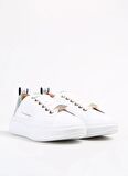Alexander Smith Beyaz - Yeşil Kadın Deri Sneaker ASAZWYW0487WLG