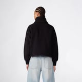 Champion Full Zip  Kadın Siyah Sweatshirt