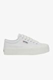 Superga 2631 Strıpe Platform Beyaz Kadın Spor Ayakkabı S5111SW-A6L-SP