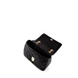 Valentino Siyah Kadın 8x18,5x13,5 cm Çapraz Çanta VBS3KK05R550