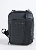 Valentino Siyah Erkek Postacı Çantası COSMOS