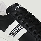 Erkek Sneaker ( Günlük) 19134/CP B BKKU Bikkembergs 64039996 SCARPA UOMO MICROFIBER Nero