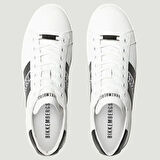 Erkek Sneaker ( Günlük) 19134/CP A BKKU Bikkembergs  64039996 SCARPA UOMO MICROFIBER Bianco