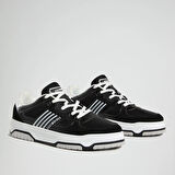 Erkek Sneaker ( Günlük) 27113/CP C  BKKU Bikkembergs 64029996 Suede Black/Leather Black