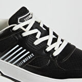 Erkek Sneaker ( Günlük) 27113/CP C  BKKU Bikkembergs 64029996 Suede Black/Leather Black