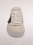 Roberto Cavalli Beyaz - Yeşil Erkek Sneaker 27784