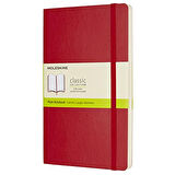 Moleskine Yumşak Kapak Large Kırmızı Düz Defter 192 Sayfa QP618F2
