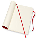 Moleskine Yumşak Kapak Large Kırmızı Düz Defter 192 Sayfa QP618F2