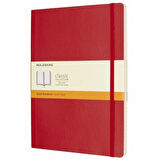 Moleskine Yumuşak Kapak Defter Kırmızı (Çizgili - 19x25)