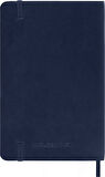 Moleskine Yumuşak Kapak Çizgisiz Defter Cep Boy 9x14 cm 192 Sayfa Safir Mavi