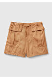United Colors Of Benetton Kadın / Kız Bej Şort (Model Kodu: 224P4Sexc902W )
