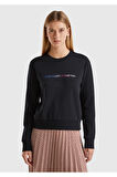 United Colors of Benetton Kadın Siyah Sweatshırt Model Kodu: 124A3J68D107Z