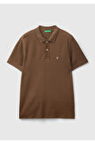 United Colors Of Benetton Erkek Kahverengi Tişört (Model Kodu: 124A3089J3179 )