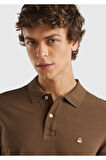 United Colors Of Benetton Erkek Kahverengi Tişört (Model Kodu: 124A3089J3179 )