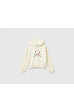 United Colors Of Benetton Kadın / Kız Ekru Sweatshırt (Model Kodu: 39M2C203W )