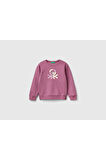 United Colors Of Benetton Kadın / Kız Pembe Sweatshırt (Model Kodu: 39M2G10Gm )