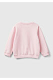 United Colors Of Benetton Kadın / Kız Lila Sweatshırt (Model Kodu: 3J68G10Fu )