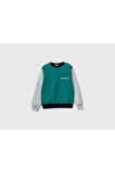 United Colors Of Benetton Erkek Yeşil Sweatshırt (Model Kodu: 3Eb5C10Ks )
