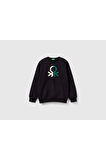 United Colors Of Benetton Erkek Siyah Sweatshırt (Model Kodu: 3Eb5C10Ks )
