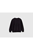 United Colors Of Benetton Erkek Siyah Sweatshırt (Model Kodu: 3Eb5C10Ks )