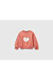 United Colors Of Benetton Kadın / Kız Pembe Sweatshırt (Model Kodu: 124A39M2G10Gd )