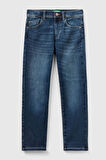 Erkek Çocuk Denim Pantolon - Mavi | 11-12
