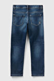 Erkek Çocuk Denim Pantolon - Mavi | 11-12