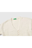 United Colors Of Benetton Kadın / Kız Ekru Hırka (Model Kodu: 124A19Bac601L )