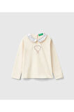 United Colors Of Benetton Kadın / Kız Ekru Kazak (Model Kodu: 3Q8Dg10H2 )