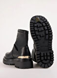 Just Cavalli Deri Siyah Kadın Bot 77RA3S95ZS984899