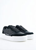Siyah Kadın Deri Sneaker 78RA3ST3
