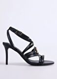 Just Cavalli Topuklu Sandalet, 40, Siyah