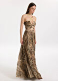 Just Cavalli Kahve Kadın Elbise 78PAO934