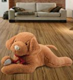 Ağzında Kemiği ile Peluş Yumuşacık Sevimli Köpek, Uyku ve Oyun Arkadaşı-80 cm