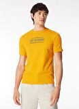 K-Way Bisiklet Yaka Turuncu Erkek T-Shirt K4125DW_ODOM TYPO
