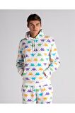 Kappa Authentic Squared Erkek Beyaz Sweatshirt