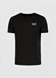 EA7 Bisiklet Yaka Siyah Erkek T-Shirt 8NPT51PJM9Z