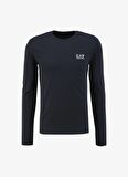 EA7 Bisiklet Yaka Lacivert Erkek T-Shirt 8NPT55PJM5Z