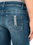 Bikkembergs Mavi Erkek Denim Pantolon C Q 101 1R