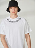 Bikkembergs Beyaz Erkek T-Shirt C 4 149 01
