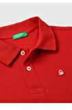 Erkek Çocuk Kırmızı Logolu Polo T-Shirt