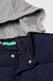 United Colors of Benetton Erkek Çocuk BNT-2IGGCJ012-25K Puffer Yelek Lacivert